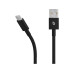 Apple Beats USB-A auf USB-C gewebtes Kabel, schwarz, 15W 1.5 m, 2er-Pack
