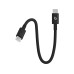 Apple Beats USB-C auf USB-C gewebtes Kabel, schwarz, 60W 0.2 m
