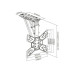 Multibrackets TV-Lift 1028 Deckenhalterung, max. 30 kg
