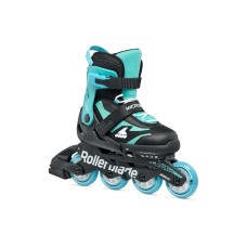 ROLLERBLADE Inline-Skates Microblade Schwarz/Hellblau, 36.5-40.5 ROLLERBLADE Inline-Skates Microblade Schwarz/Hellblau, 36.5-40.5