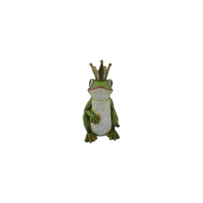 Dameco Dekofigur Froschkönig sitzend 14 x 15 x 32 cm Dameco Dekofigur Froschkönig sitzend 14 x 15 x 32 cm