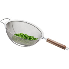 GEFU Abtropfsieb Passo 24 cm, Silber/Braun