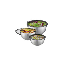 GEFU Rührschüssel-Set Mondi 1 l/2.5 l/4.5 l, Schwarz/Silber GEFU Rührschüssel-Set Mondi 1 l/2.5 l/4.5 l, Schwarz/Silber