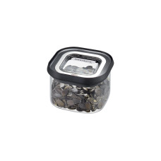 GEFU Vorratsdose Pantry 0.4 l, Transparent/Schwarz