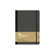 Flexbook Adventure Notebook gepunktet 17 x 24 cm, Dot, Schwarz