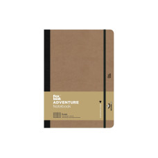 Flexbook Adventure Notebook 17 x 24 cm, Liniert, Camel