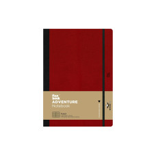 Flexbook Adventure Notebook 17 x 24 cm, Liniert, Red