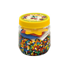 Hama Bügelperlen midi, 4.000 Stk. + 3 Stiftplatten Mehrfarbig