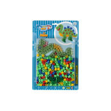 Hama Bügelperlen-Set Maxi Dinosaurier mit 250 Perlen Mehrfarbig