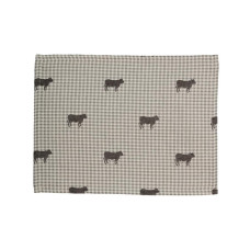 Hubatka Tischset Bella 35 cm x 45 cm, Grau