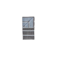 Zone Denmark Handtuch 50 x 100 cm Grau/Blau/Weichgrau