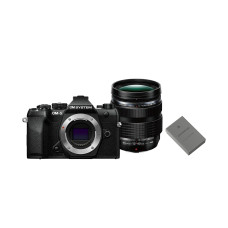 OM-System Fotokamera OM-5 II Schwarz + 12-40mm + Akku Kit