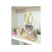 Dameco Hase mit Brille Grau, Grün