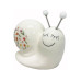 Dameco Aufsteller Schnecke mit Blumenmuster Weiss, 9.5 x 4.5 x 7 cm