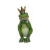 Dameco Dekofigur Froschkönig sitzend 11 x 13 x 24 cm