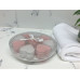 Dameco Teelichter in Herzform 9-er Set, Weiss/Rosa