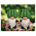 Dameco Dekofigur Gartenwichtel Kaktus 2-er Set, 10.5 x 11 x 17.5 cm