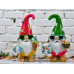 Dameco Dekofigur Gartenzwerg Beach 2-er Set, 8 cm x 11 cm x 18 cm
