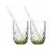 Leonardo Latte Macchiato Becher Gocce 390 ml, 2 Sück, Grün