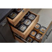 GEFU Vorratsdose Pantry 1.4 l, Transparent/Schwarz