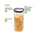 GEFU Vorratsdose Pantry 1.9 l, Transparent/Schwarz