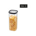 GEFU Vorratsdose Pantry 1.9 l, Transparent/Schwarz