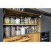 GEFU Vorratsdose Pantry 1.9 l, Transparent/Schwarz