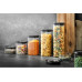 GEFU Vorratsdose Pantry 2.5 l, Transparent/Schwarz