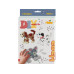 Hama Bügelperlen-Set Hunde und Katze, Midi, 2000 Stk. Mehrfarbig