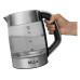 Berger Lanz Wasserkocher 1.7 l, Transparent/Silber