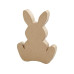Creativ Company Osterobjekt 18 x 2.5 cm Hase, Braun, 1 Stück