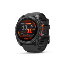 GARMIN Sportuhr Fenix 8 AMOLED, 47 mm Schwarz/Schiefergrau