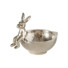 Boltze Schale Ninio 14 x 10.7 x 11.5 cm, Silber Boltze Schale Ninio 14 x 10.7 x 11.5 cm, Silber