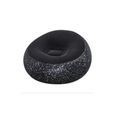 Bestway Aufblasbarer Sessel Inflate Schwarz, 112 x 112 cm Bestway Aufblasbarer Sessel Inflate Schwarz, 112 x 112 cm