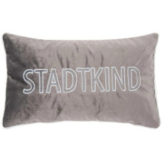 pad Kissenbezug Letters Stadtkind 30 x 50 cm, Grau pad Kissenbezug Letters Stadtkind 30 x 50 cm, Grau