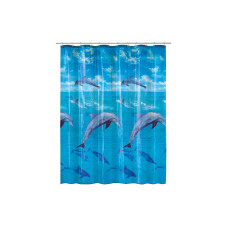 Kleine Wolke Duschvorhang Dolphin 180 x 200 cm, Blau Kleine Wolke Duschvorhang Dolphin 180 x 200 cm, Blau