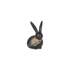 CHALET Aufsteller Hase Tinte L 12 x 8 x 18 cm, Schwarz CHALET Aufsteller Hase Tinte L 12 x 8 x 18 cm, Schwarz