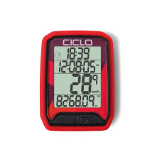 Ciclosport Fahrradcomputer Protos 213 Rot Ciclosport Fahrradcomputer Protos 213 Rot