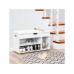 VASAGLE Sitzbank mit Polster 80 x 44 cm, Weiss VASAGLE Sitzbank mit Polster 80 x 44 cm, Weiss