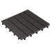 COCON Balkon-& Terrassenplatten Braun, 30 x 30 cm, 6 Stück