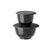 Rosti Rührschüssel-Set New Margrethe Set 1.5 l/3 l, Schwarz