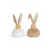 CHALET Aufsteller Hase Puschel 1 Stück, assortiert, Braun, Weiss