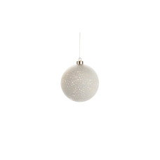 STT Hänger Glamour Ball L, Ø 15 cm, Weiss