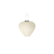 STT Lampion Solar, Drop, Ø 30 cm, Weiss