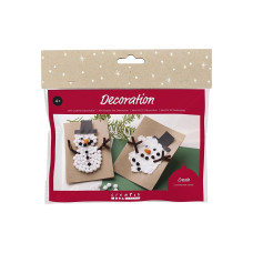 Creativ Company Bastelset Weihnachtskarten mit Schneemann Schneemann Creativ Company Bastelset Weihnachtskarten mit Schneemann Schneemann