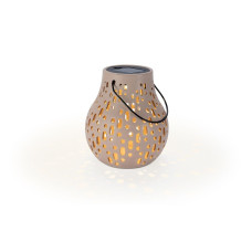 STT Solar Ceramic Lamp Mauve STT Solar Ceramic Lamp Mauve