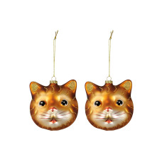 COCON Weihnachtsschmuck Katze, 2 Stück COCON Weihnachtsschmuck Katze, 2 Stück