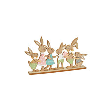 G. Wurm Aufsteller Hasenfamilie 40 x 19 x 5 cm G. Wurm Aufsteller Hasenfamilie 40 x 19 x 5 cm