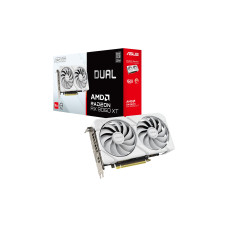 ASUS Grafikkarte Dual Radeon RX9060XT 16G Weiss ASUS Grafikkarte Dual Radeon RX9060XT 16G Weiss