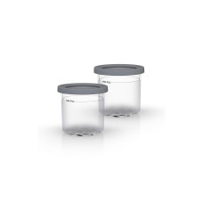 Ninja Behälter mit Deckel 0.47 l, Transparent/Grau